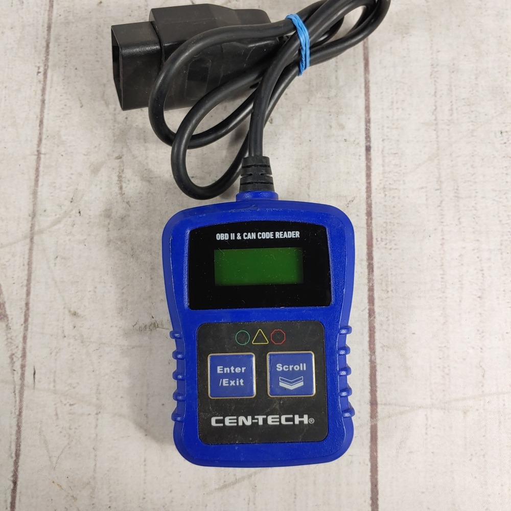 Cen-Tech OBD II CAN Code Reader Scanner Auto Diagnostic Tool TESTED WORKING